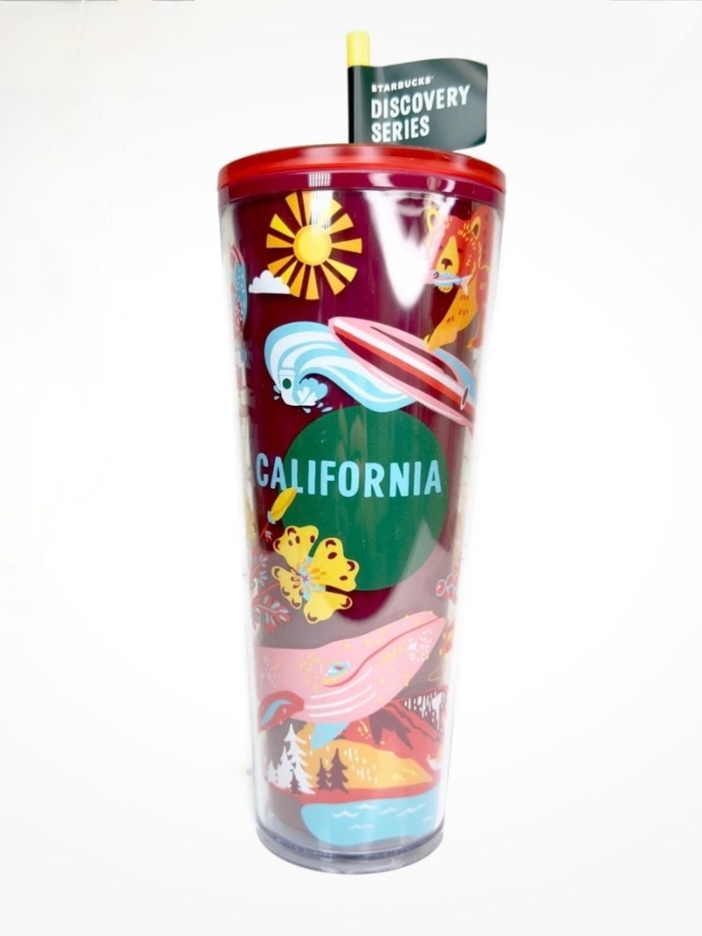 Starbucks California Discovery Series Venti Cold Tumbler Cup NWT